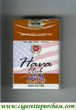 Hava Club USA cigarettes Non-Filter soft box